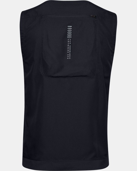Men's UA Run Anywhere Vest, Black, pdpMainDesktop image number 5